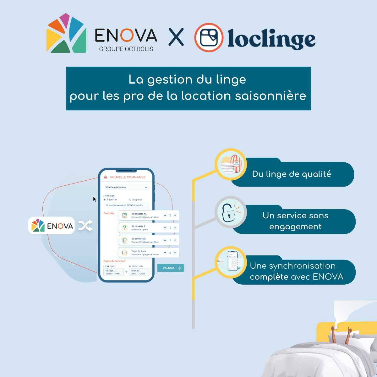 Partenariat Enova et Loclinge